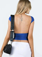 Summer Backless Moisture Absorption and Perspiration Comfortable Breathable Short Sleeve Nylon Slim WomenTop T-shirt